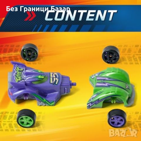 Нова Колекция коли T-Racers Mix ´N Race, 3 броя, за състезание деца играчки, снимка 3 - Други - 45334071