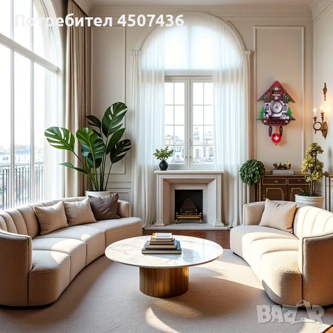 Мини стенен кварцов часовник дървена къщичка,домашен декор, снимка 2 - Стенни часовници - 52820899