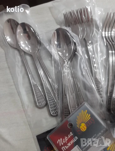 Лъжици Вилици и Ножове от неръждавейка тип перла чисто нови за повече информация тук или на телефон, снимка 13 - Прибори за хранене, готвене и сервиране - 47648737
