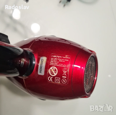 Професионален сешоар Elchim 3900 Healthy Ionic 2400W с проблем, снимка 2 - Сешоари - 54075290