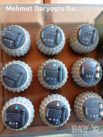 Голф топки за пишеща машина IBM Selectric., снимка 5 - Други машини и части - 51451442