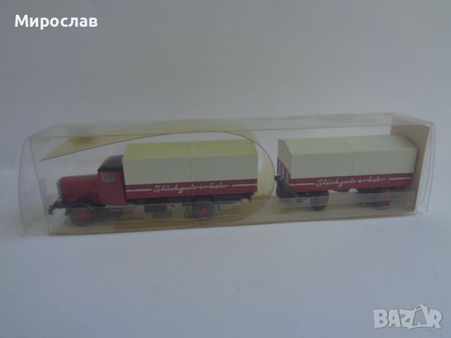 WIKING H0 1/87 HANOMAG КАМИОН МОДЕЛ ИГРАЧКА КОЛИЧКА, снимка 8 - Колекции - 46412498