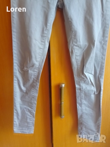 *Yes Yes jeans*Сиви дънки с ластичен колан, снимка 2 - Дънки - 52509157