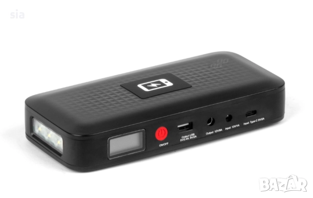 Стартерно устройство Portable jump starter powerbank 12V 12Ah 800A AMIO, снимка 3 - Аксесоари и консумативи - 52129868