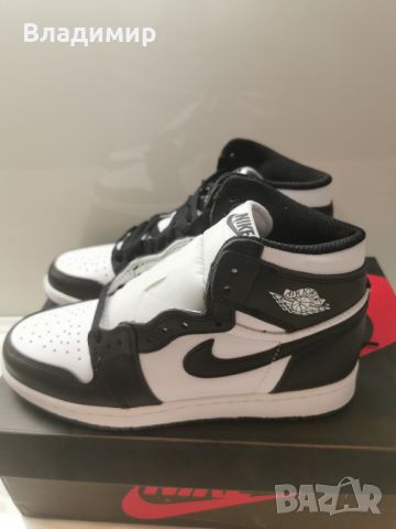 Jordan 1 Black/White Мъжки-Дамски Обувки 36 EUR+ Кутия., снимка 4 - Маратонки - 46461279