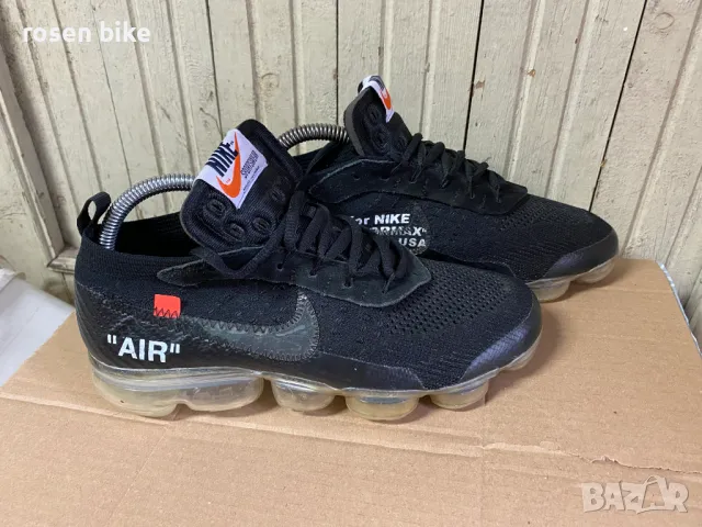 ''Nike Air VaporMax Off-White Black''оригинални маратонки 40 номер, снимка 8 - Маратонки - 47770293