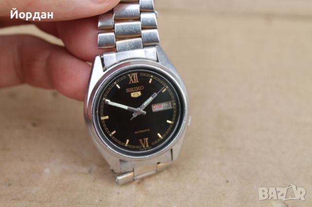 Мъжки автоматичен часовник ''Seiko 5'', снимка 10 - Мъжки - 46685180