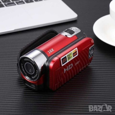 Видеокамера с нощно виждане, 1080P, 32GB, 16х Zoom, 2.7", 13х7х11 см, снимка 3 - Други - 45901707