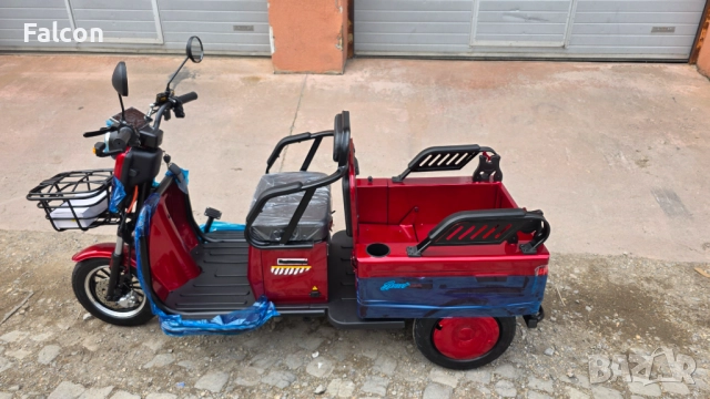 Карго Лукс ел.триколка 1500W,60V, снимка 8 - Мотоциклети и мототехника - 52150578