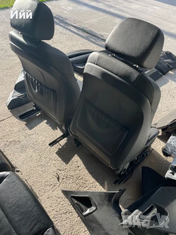 Черен рекаро салон от X5 Е70 6+1, снимка 8 - Автомобили и джипове - 50832413