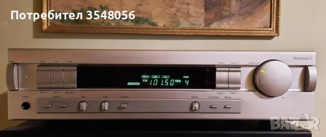 Nakamichi Receiver 3 с оригинално дистанционно, снимка 1 - Ресийвъри, усилватели, смесителни пултове - 48817782