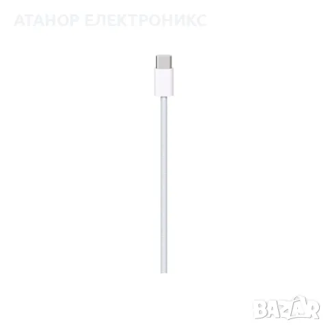 Apple - Оригинален кабел за данни - USB-C към Type-C, 1 m, 60 W - бял, снимка 3 - Оригинални зарядни - 47181478