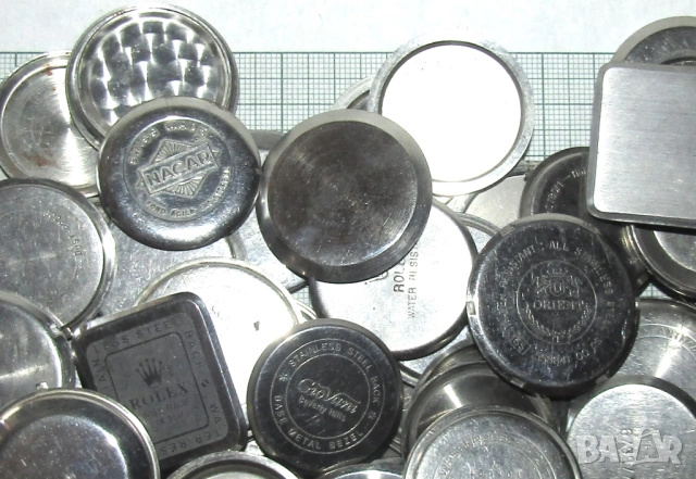 Задни капаци за различни ръчни часовници, лот 160 бр., снимка 10 - Антикварни и старинни предмети - 54219452