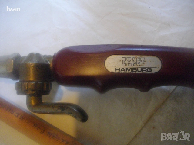 126 см Голяма газова ГОРЕЛКА ЗА ПОКРИВИ ХИДРОИЗОЛАЦИИ Немска оригинална старо качество EXACT HAMBURG, снимка 11 - Други инструменти - 54032988