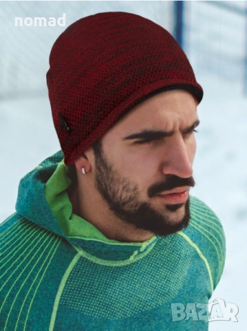 Плетена топла шапка WRELS I Двустранна, топла, мека, удебелена | За спорт и ежедневие, снимка 7 - Шапки - 52688927