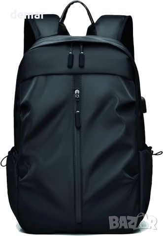 Nomadica Backpack Раница за лаптоп, стилна, водоустойчива, за 14-инчов лаптоп, черна, снимка 1 - Раници - 45180448