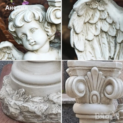 Соларна лампа ангел - елегантна декорация за всеки двор, снимка 8 - Соларни лампи - 53732314