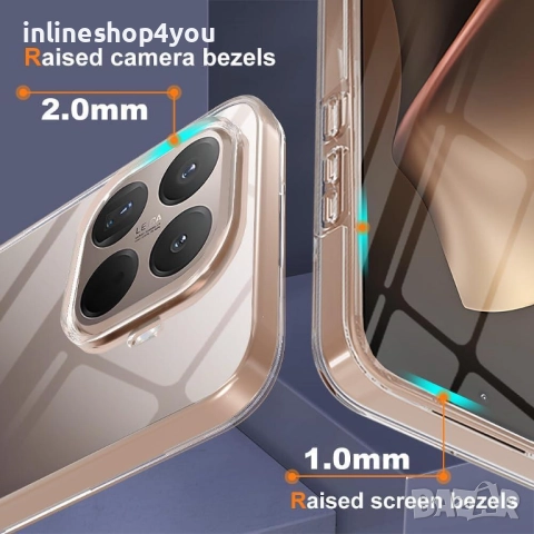 Прозрачен 360° Градуса Кейс за Xiaomi 15T / 15T Pro, снимка 5 - Калъфи, кейсове - 52843034