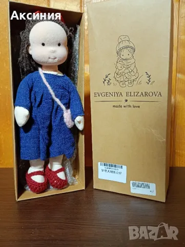 Waldorf Doll Ръчно изработена плюшена кукла, пълнена плюшена щастлива, снимка 3 - Плюшени играчки - 47197731