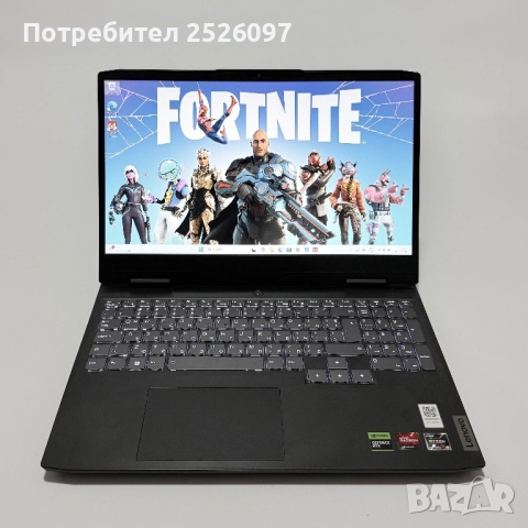 Lenovo Gaming 3/15,6” 120Hz IPS/Ryzen 5 6600H/RTX 3050/16GB DDR5/1TB, снимка 2 - Лаптопи за игри - 52803544
