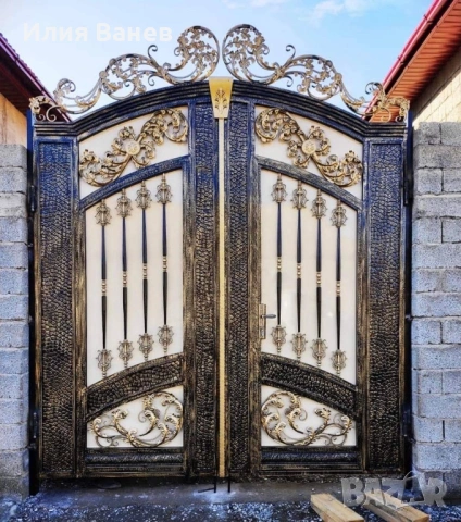Ковано желязо – огради, врати, парапети | Изработка и монтаж, снимка 16 - Монтажи - 54163806
