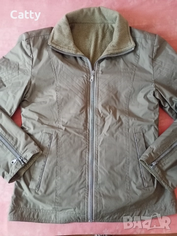 Дамско зелено яке, снимка 3 - Якета - 42142990