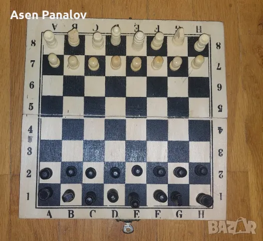 Дървен шах 20/20см, снимка 2 - Шах и табла - 49867999