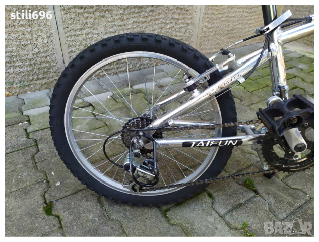 Алуминиев велосипед 20 цола. TAIFUN SPACE 14 скорости., снимка 11 - Велосипеди - 45017298