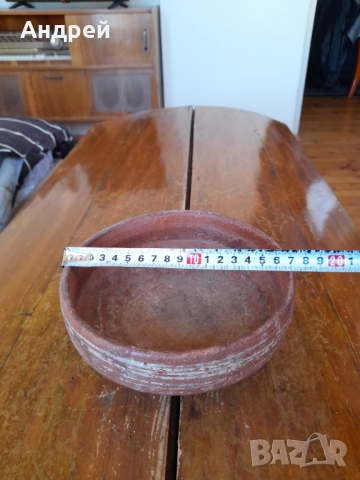 Стара керамична паница #17, снимка 3 - Други ценни предмети - 52850933