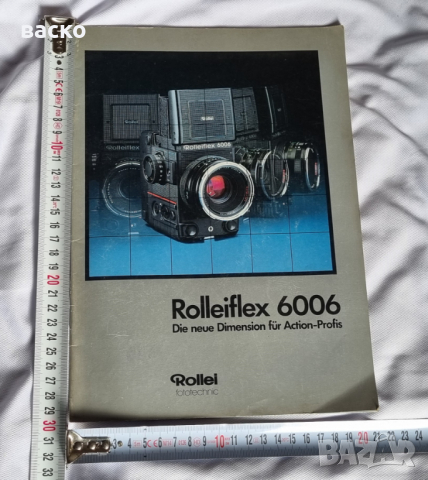 ROLLEIFLEX 6006 каталог, снимка 5 - Антикварни и старинни предмети - 45061634