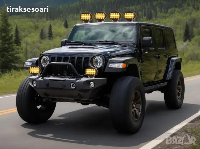 Висок клас LED Диоден Боен фар за трактори ATV мотокари камиони Елипса, снимка 4 - Аксесоари и консумативи - 49335664