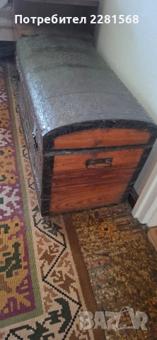 Старинни автентични мебели от началото на миналия век от масив с резба, снимка 17 - Антикварни и старинни предмети - 53941793