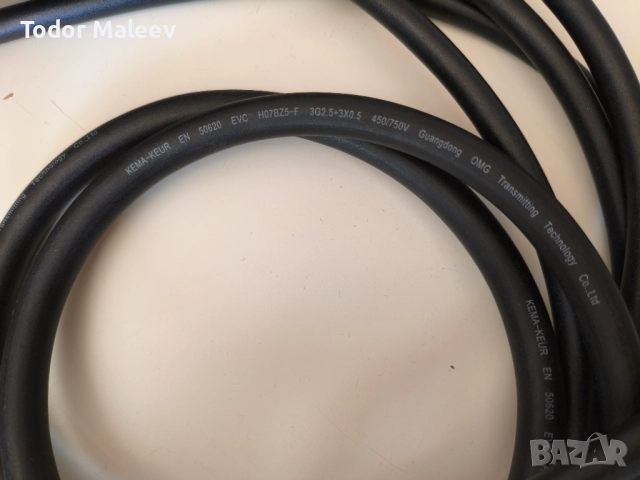 Оригинална зарядна станция VOLVO ТYPE 2 тип шоко 2.3 kW 4 метра 10A, снимка 6 - Аксесоари и консумативи - 52364346