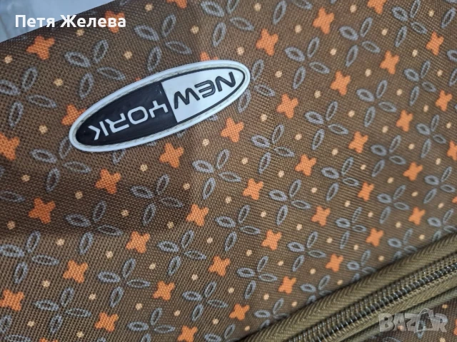 Куфар NEW YORK с телескопична дръжка и колела , снимка 3 - Куфари - 51300910