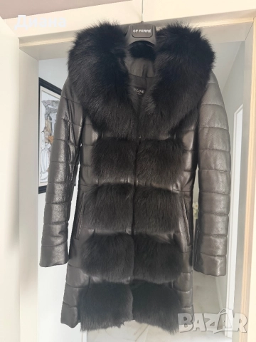 Дамско кожено яке, снимка 2 - Палта, манта - 52985298