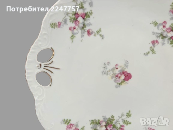 Плато порцелан Victoria 1918г., снимка 3 - Колекции - 52464298