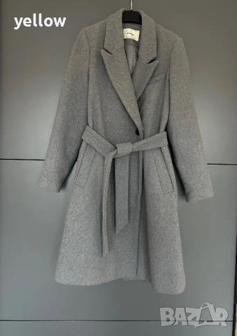 Сиво палто Страдивариус 