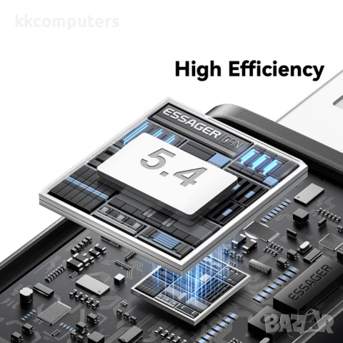 ESSAGER Bluetooth FM Трансмитер за Автомобил с Вграден Микрофон и HD Разговори, снимка 4 - Зарядни за кола - 54087711