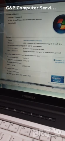 Laptop Toshiba Satellite A215-S7422 - Работещ ..., снимка 6 - Лаптопи за дома - 51374052