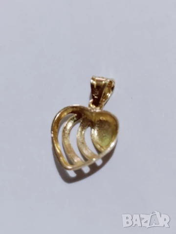нова златна висулка сърце 49572-5, снимка 3 - Колиета, медальони, синджири - 42441078