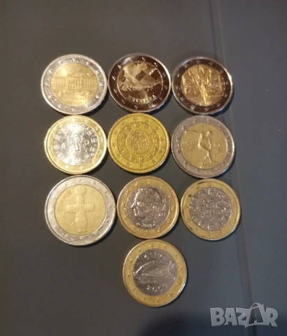 Лот евро монети 