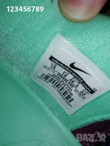 Nike Kobe Bryant 8 Pit Viper 2013 Purple Dynasty Green Sneakers оригинални Коби Брайънт маратонки , снимка 8 - Спортни обувки - 53309659