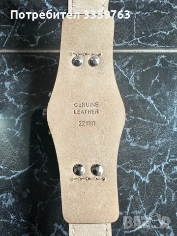 Fossil мъжки часовник – хронограф с кожена каишка, снимка 3 - Мъжки - 51633974