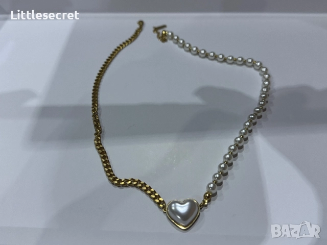 Стоманено Колие с перли