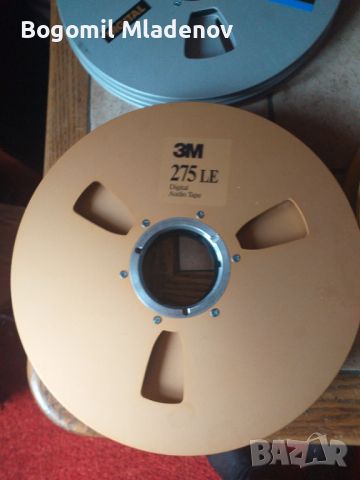 Tonband Tape Metallspule GOLD Empty Reel Bobine Vide, снимка 2 - Декове - 45527572