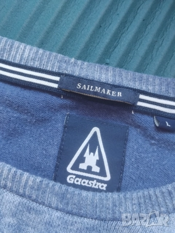 Gaastra 100% оригинален мъжки пуловер, L размер, снимка 3 - Пуловери - 52108536