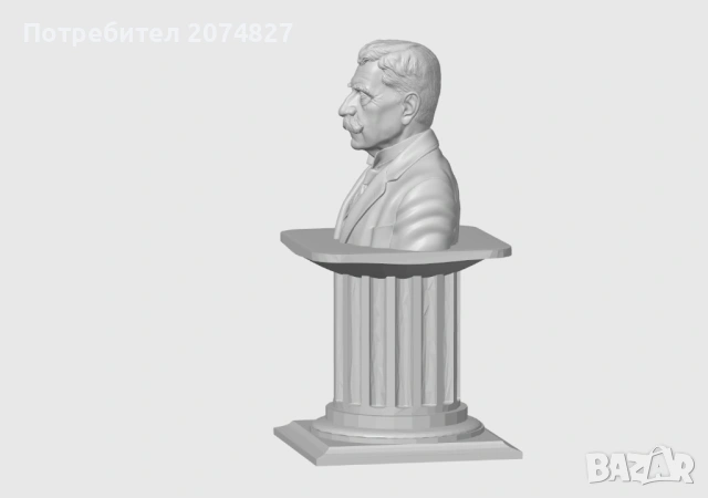 ИВАН ВАЗОВ (бюст, статуетка), снимка 3 - Статуетки - 53453498