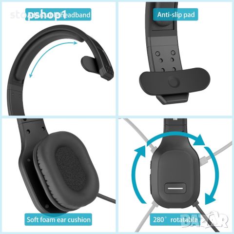 КОНФЕРЕНТНА СЛУШАЛКА PUTARE M100C Bluetooth , снимка 4 - Bluetooth слушалки - 45825031