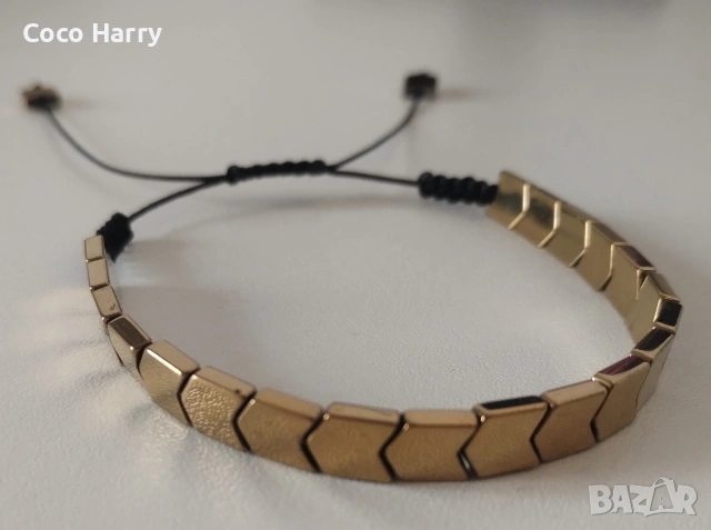 Комплект 3гривни с Хематит,ръчно изработени, снимка 2 - Подаръци за мъже - 53712972