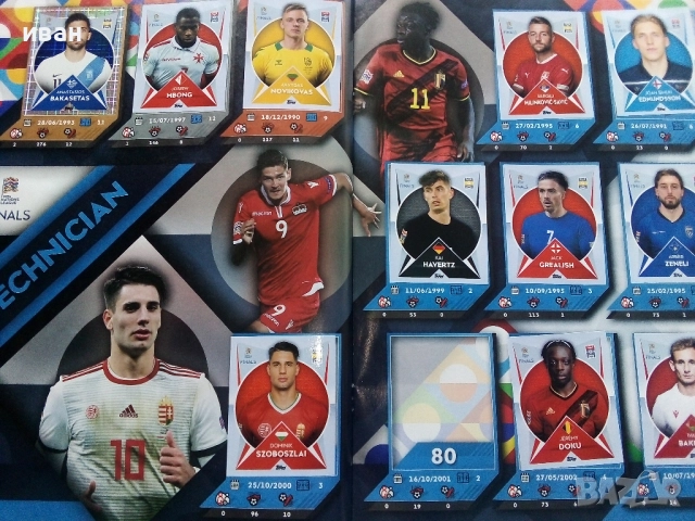 Албум със стикери "UEFA NATIONS LEAGUE FINALS" TOPPS, снимка 3 - Колекции - 52477761